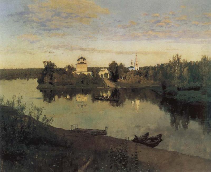 Isaac Levitan Evening Bells china oil painting image